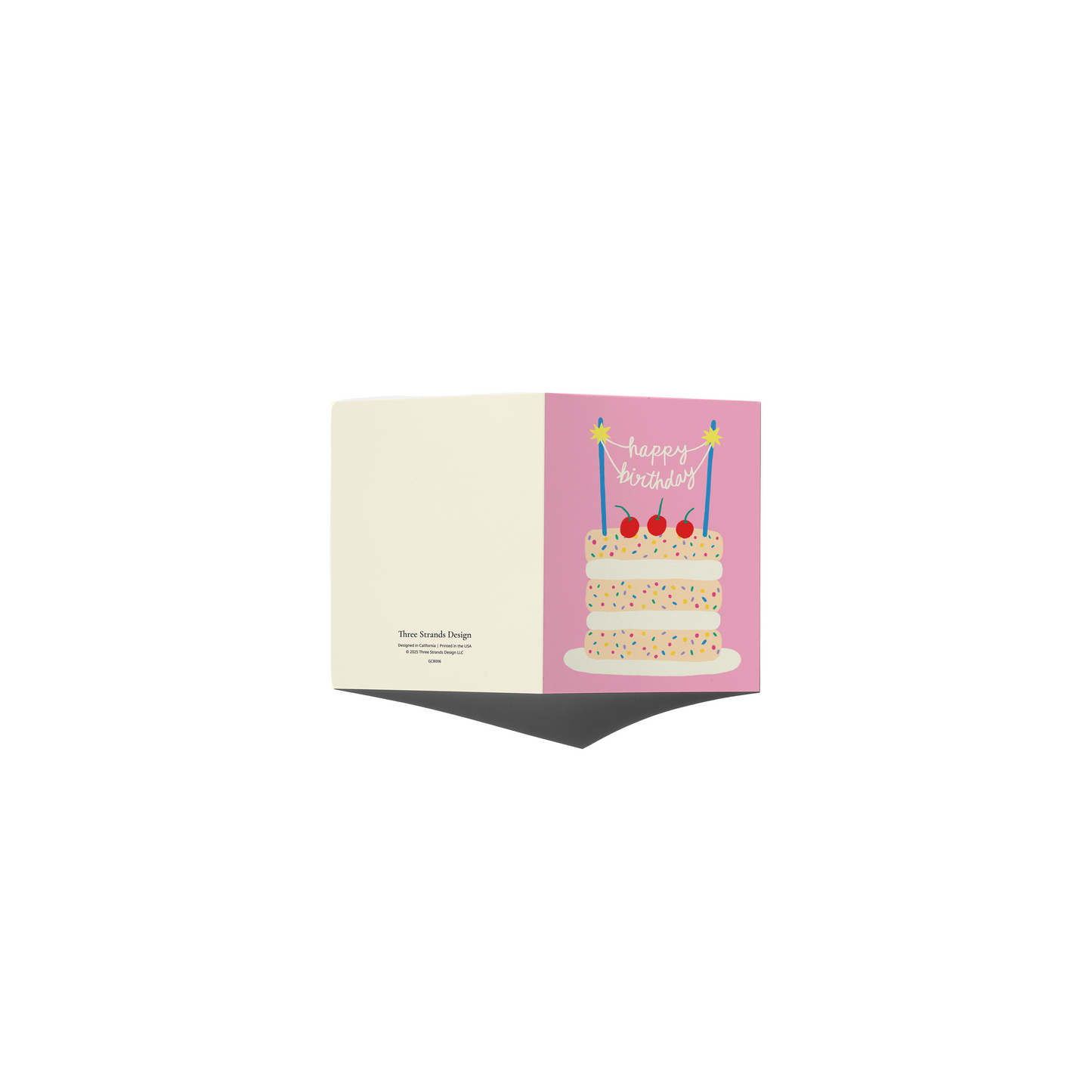 Sprinkle Cake Birthday Card