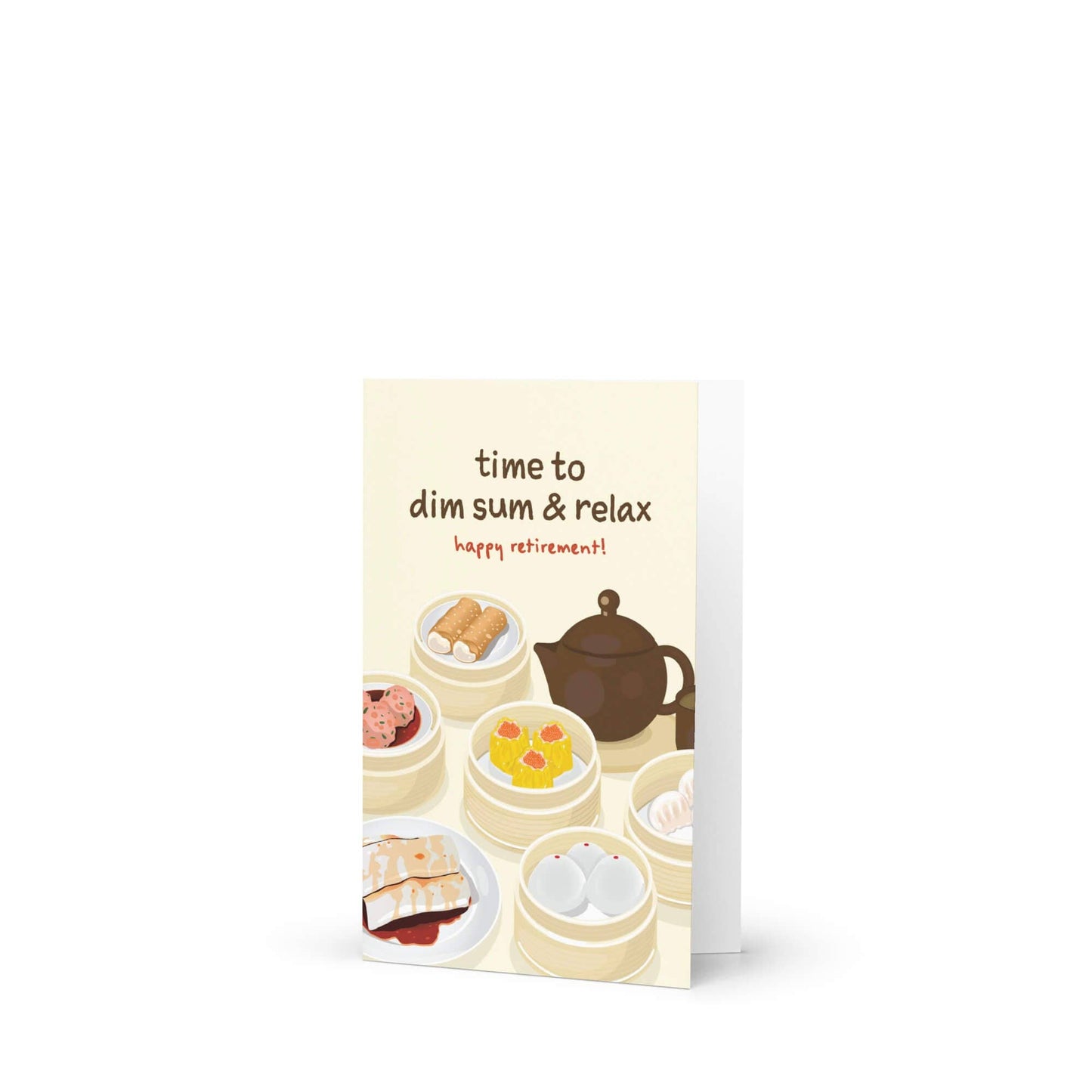 Dim Sum Funny Retirement Card