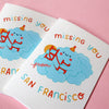 Missing You from San Francisco Greeting Card