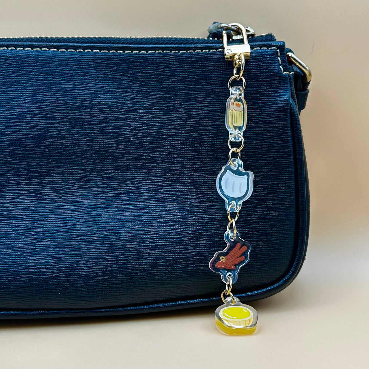 Linked Dim Sum Keychain