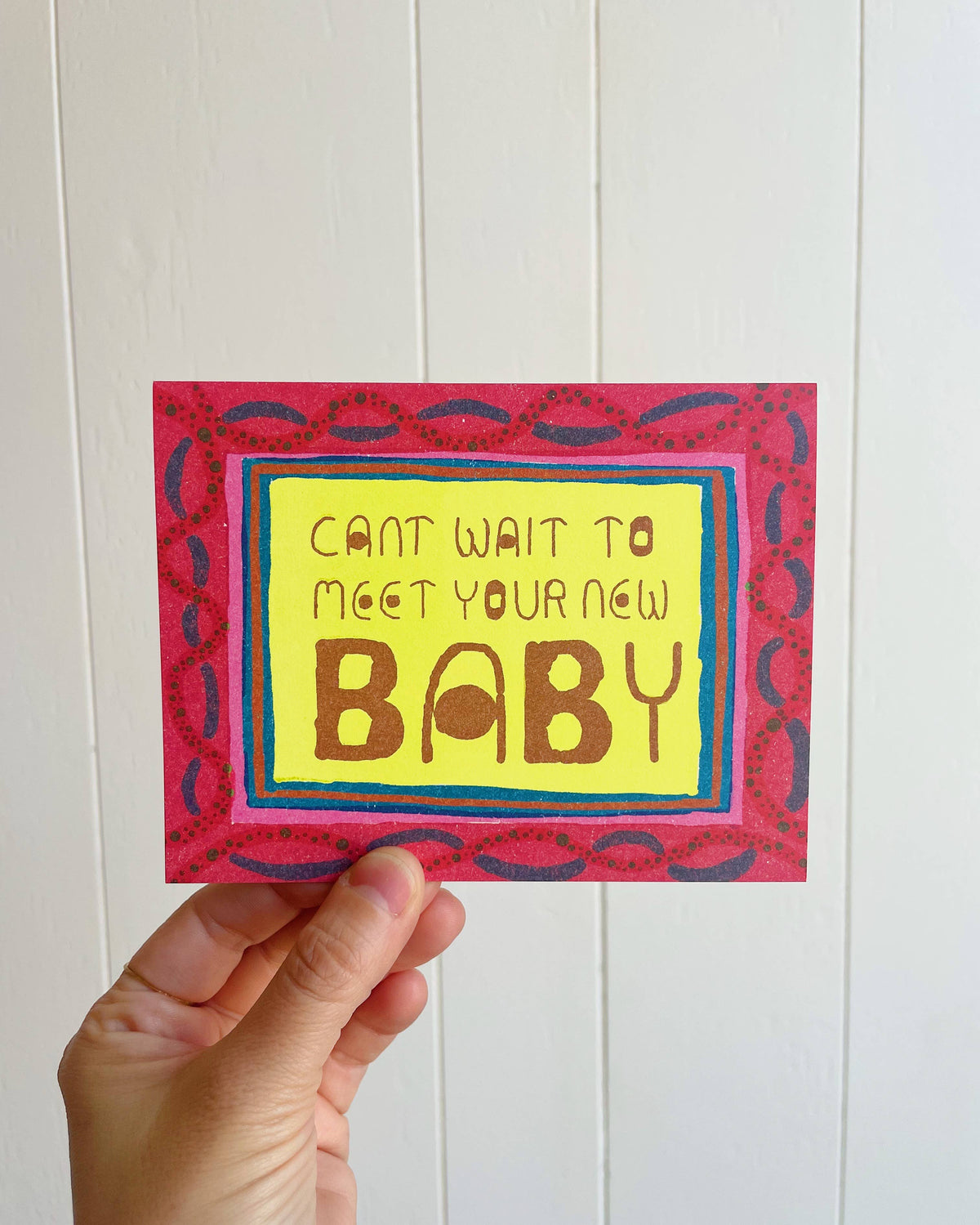 Can't Wait To Meet Your New Baby Card