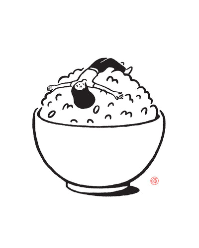 Rice Chill Print