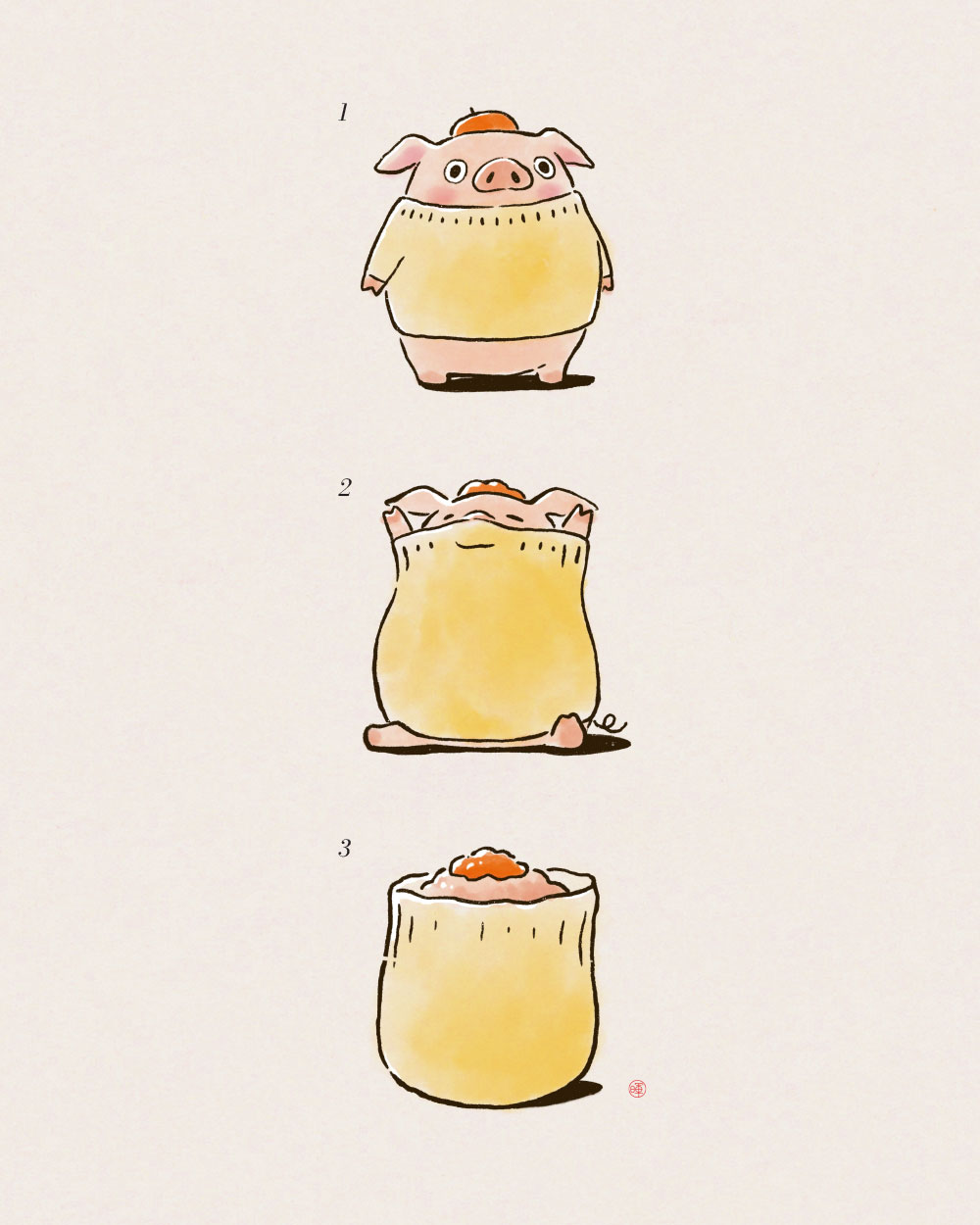 Siu Mai Print