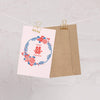 Pink Double Happiness Wedding Card