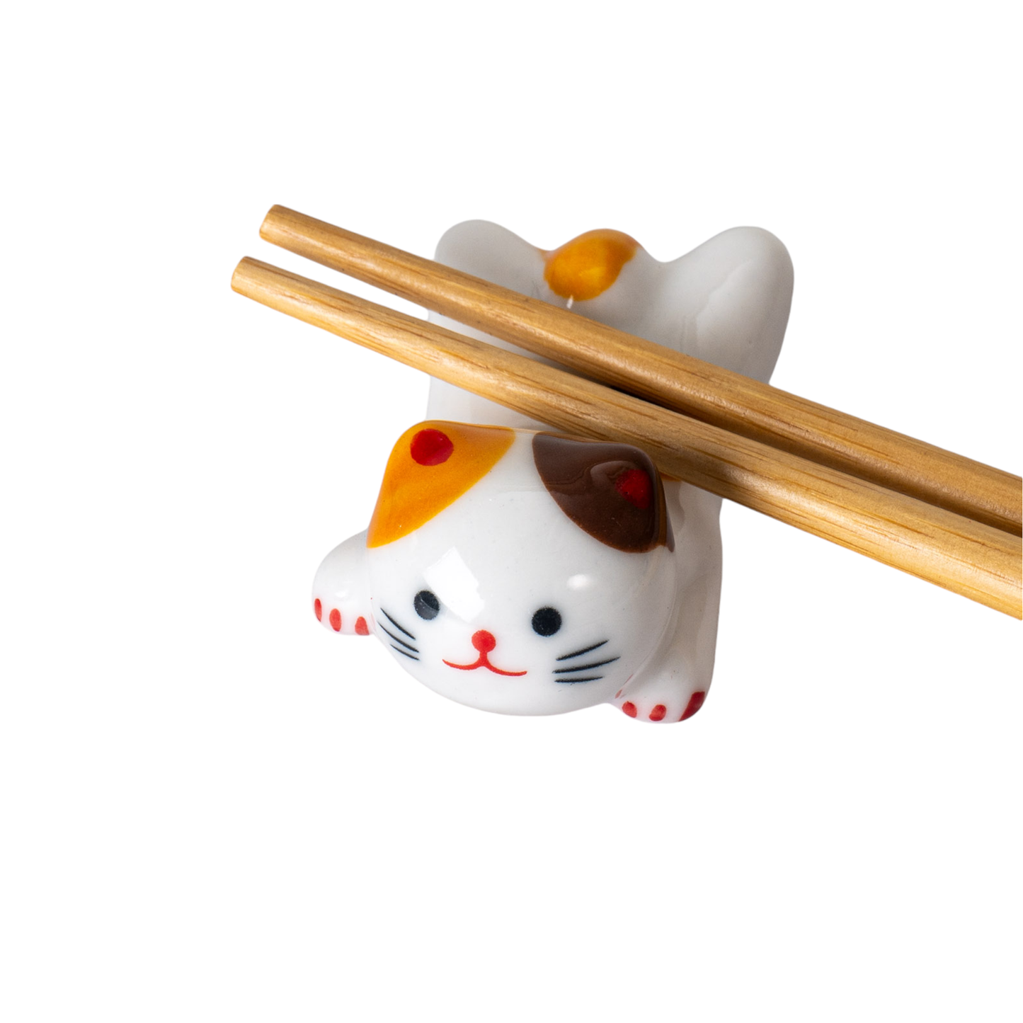 Cat Chopsticks Rest White