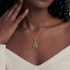 Lotus Root Jade Pendant Necklace
