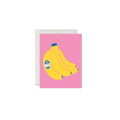 Thanks a Bunch Banana Card