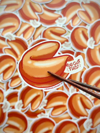 Fortune Cookie Sticker