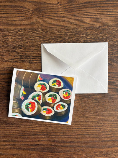 Kimbap Greeting Card