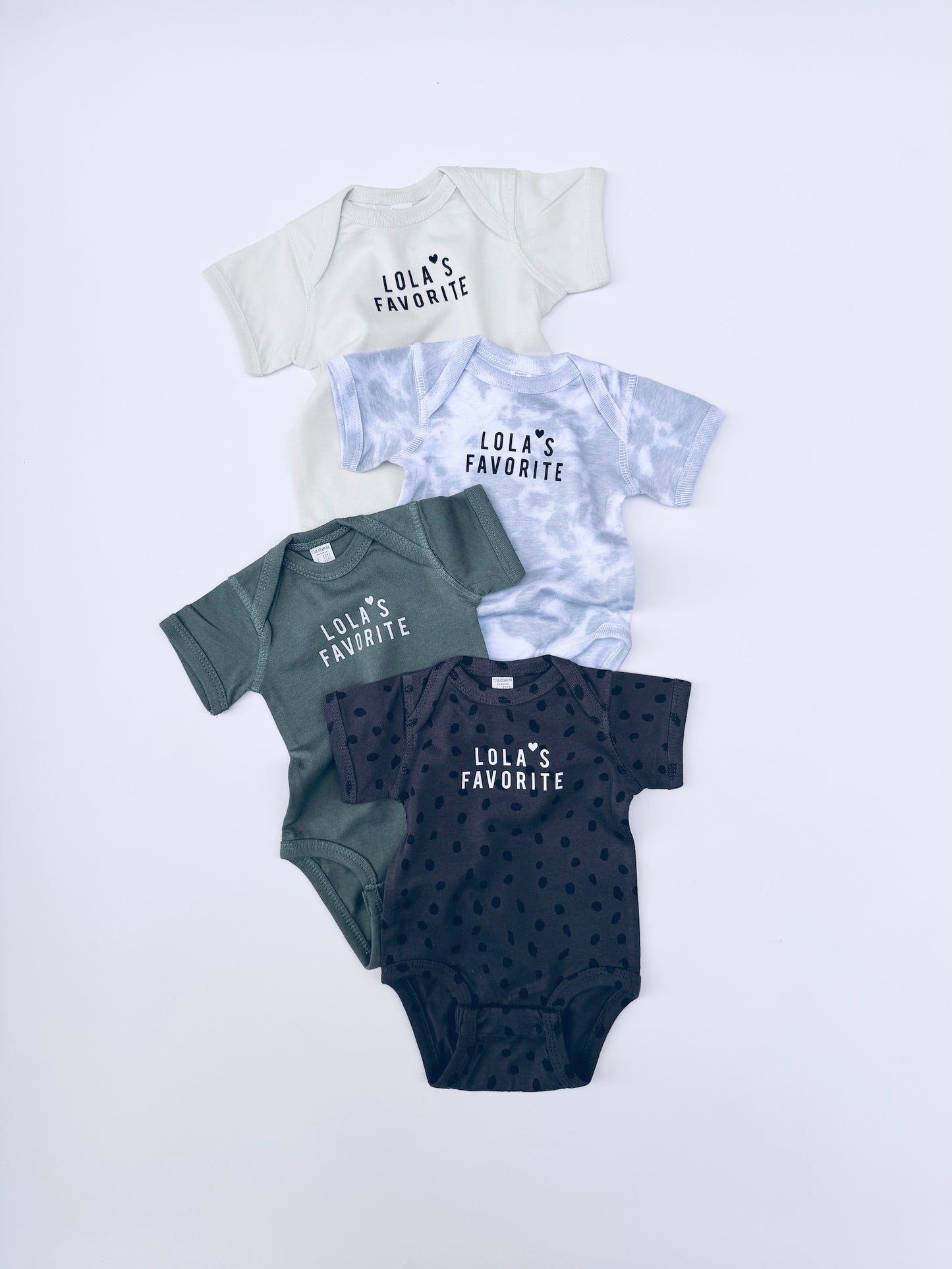 "Lola's Favorite" Baby Onesies