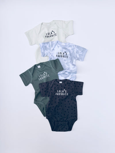 "Lola's Favorite" Baby Onesies