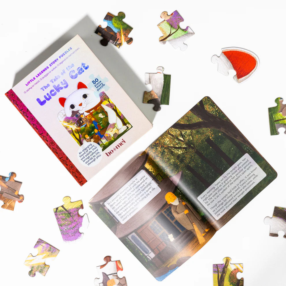 The Tale of the Lucky Cat Story Puzzle