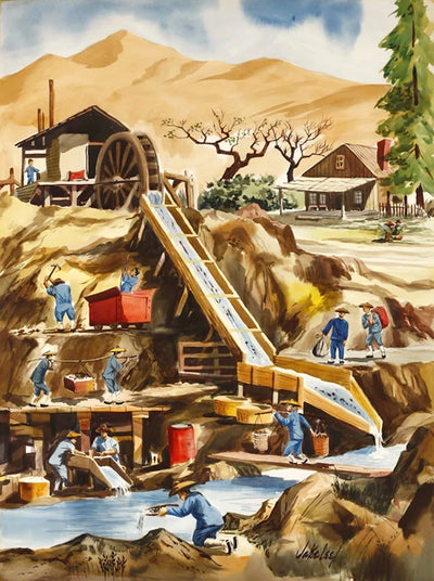 Worker's Mining Print