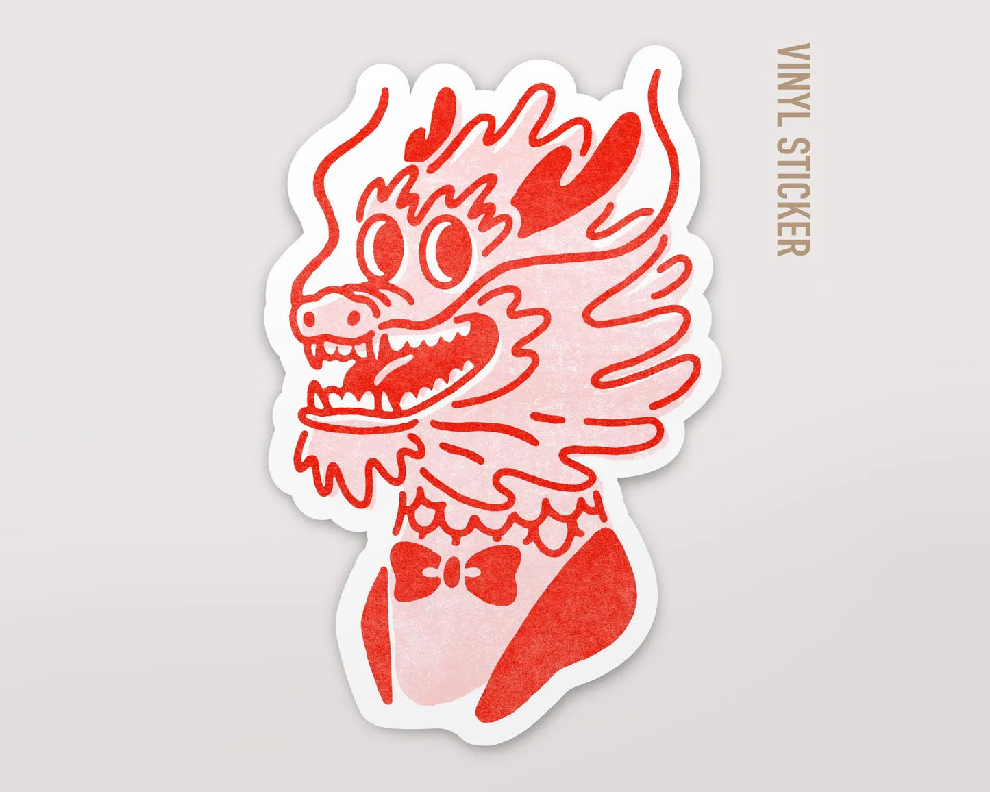 Mr. Dragon Vinyl Sticker