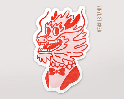 Mr. Dragon Vinyl Sticker