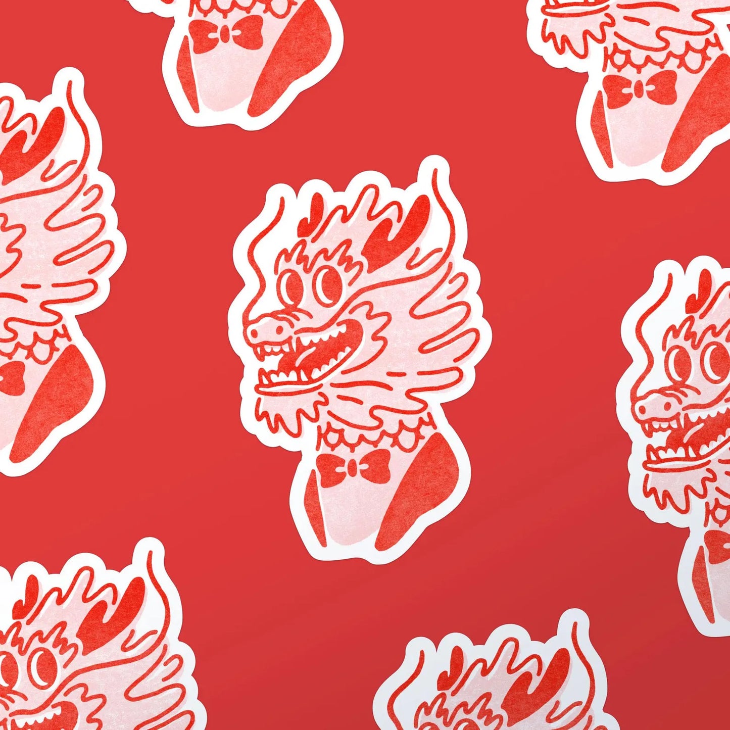 Mr. Dragon Vinyl Sticker