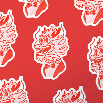Mr. Dragon Vinyl Sticker