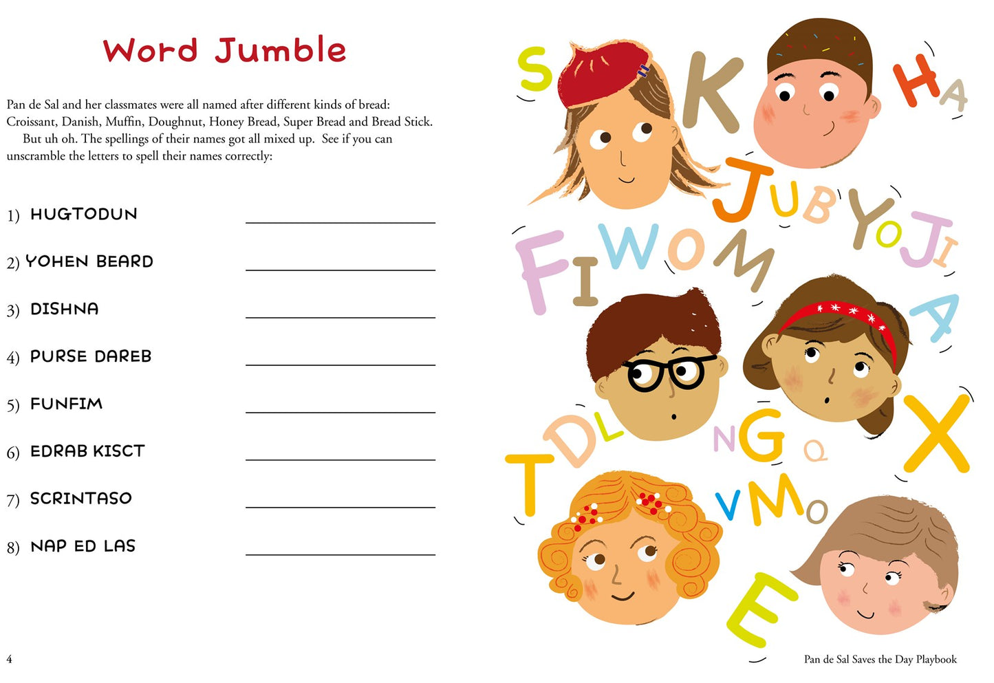 Pan de Sal Saves the Day Activity Book