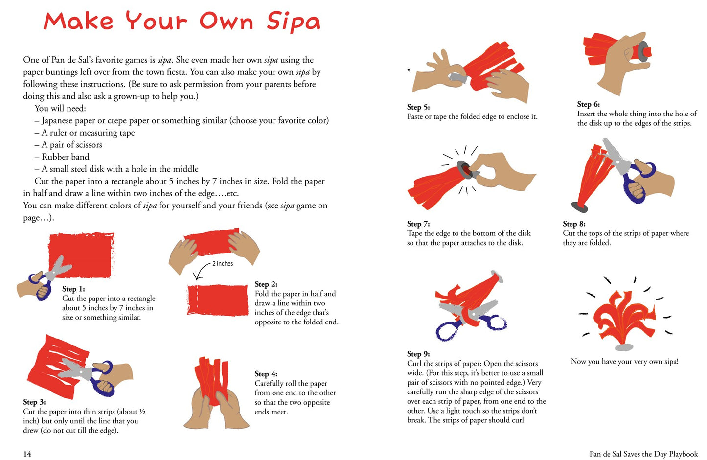 Pan de Sal Saves the Day Activity Book