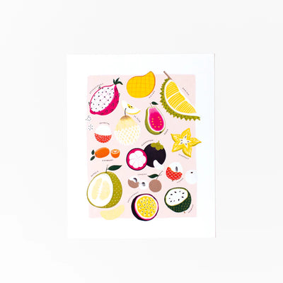 Asian Fruit Print