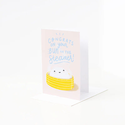 Bun In The Steamer Card