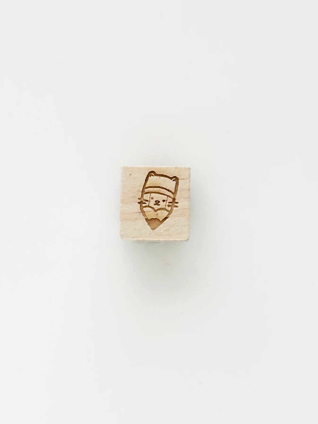 Pencil Cat Mini-Stamp
