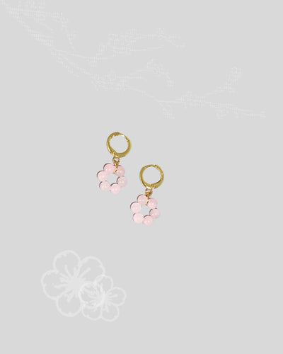 Pink Donut Earrings