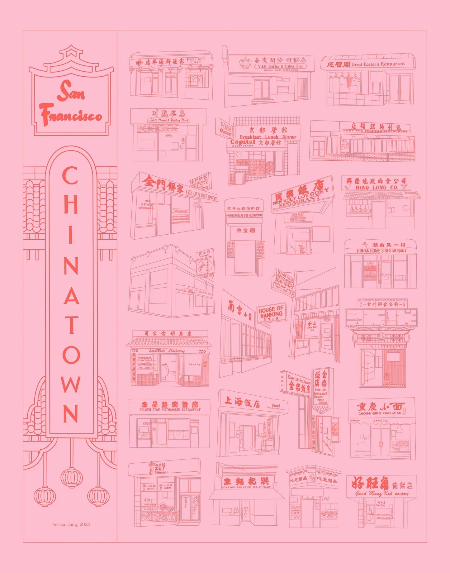 SF Chinatown Print