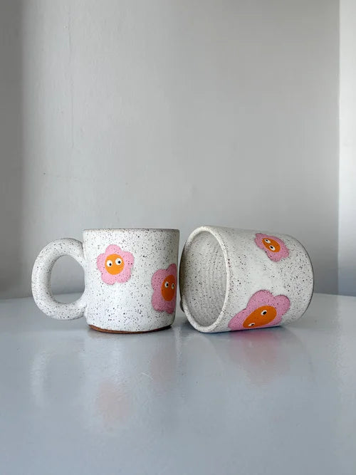 Pink Flower Mug