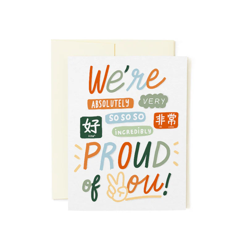 Proud of You Card