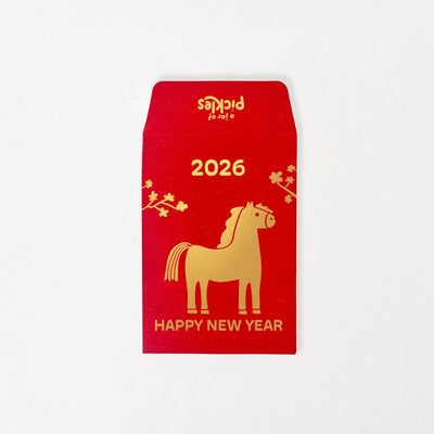 Lunar New Year Horse Red Envelope Set of 3