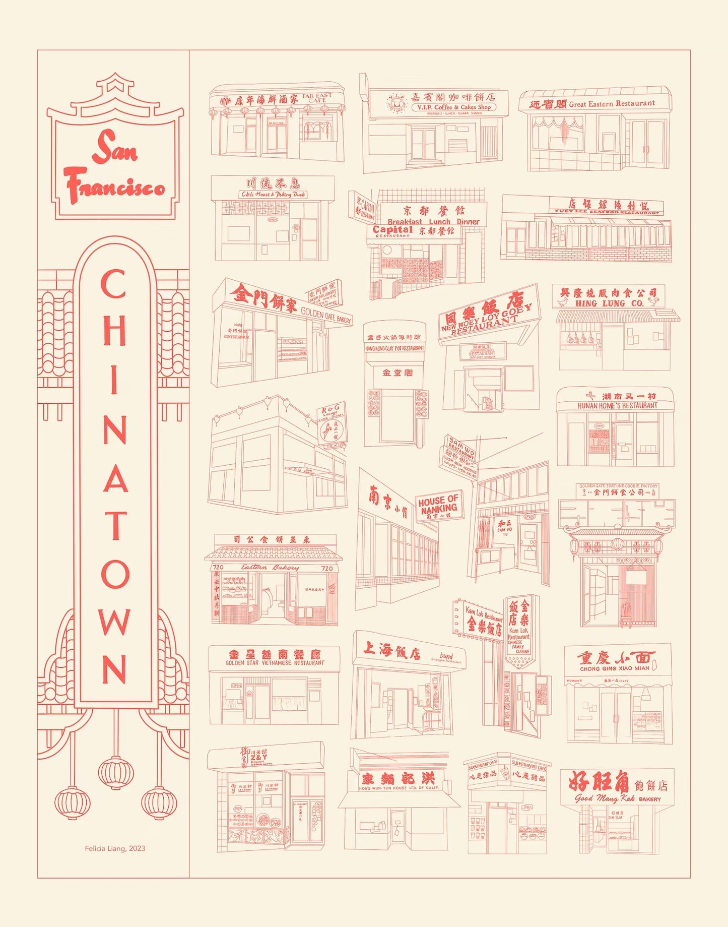 SF Chinatown Print