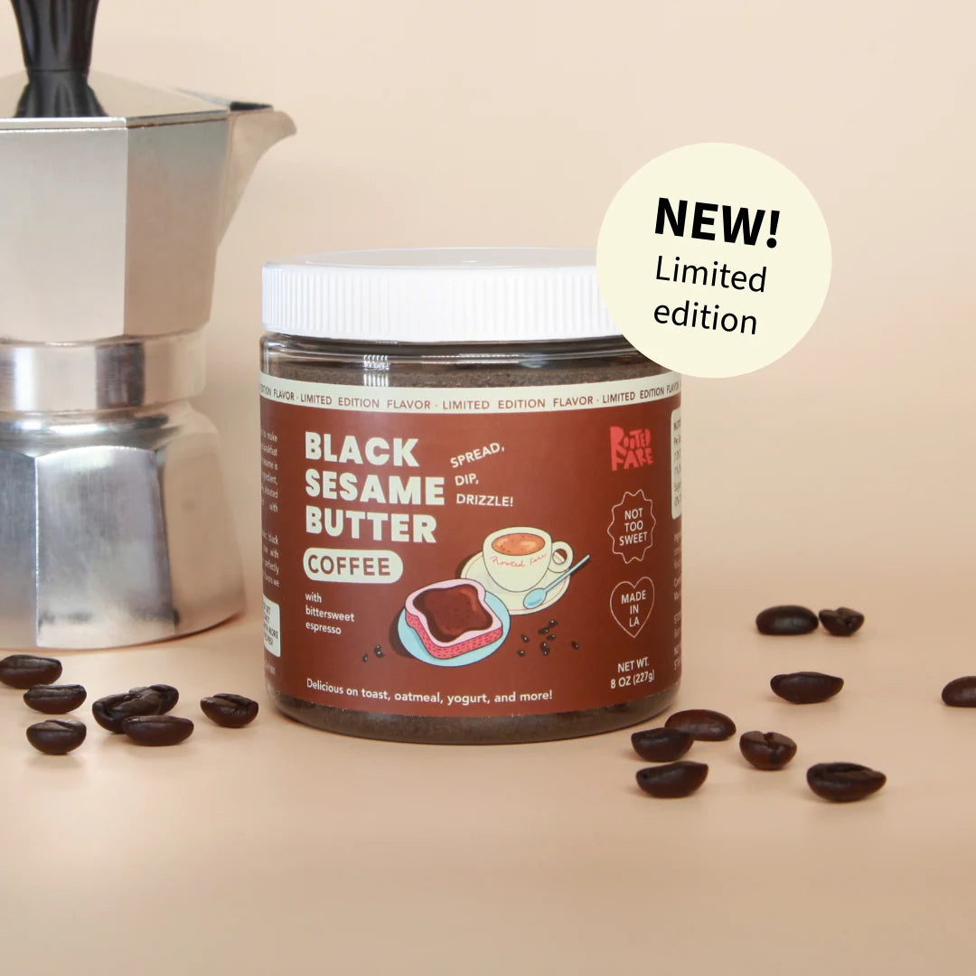 Black Sesame Butter Coffee