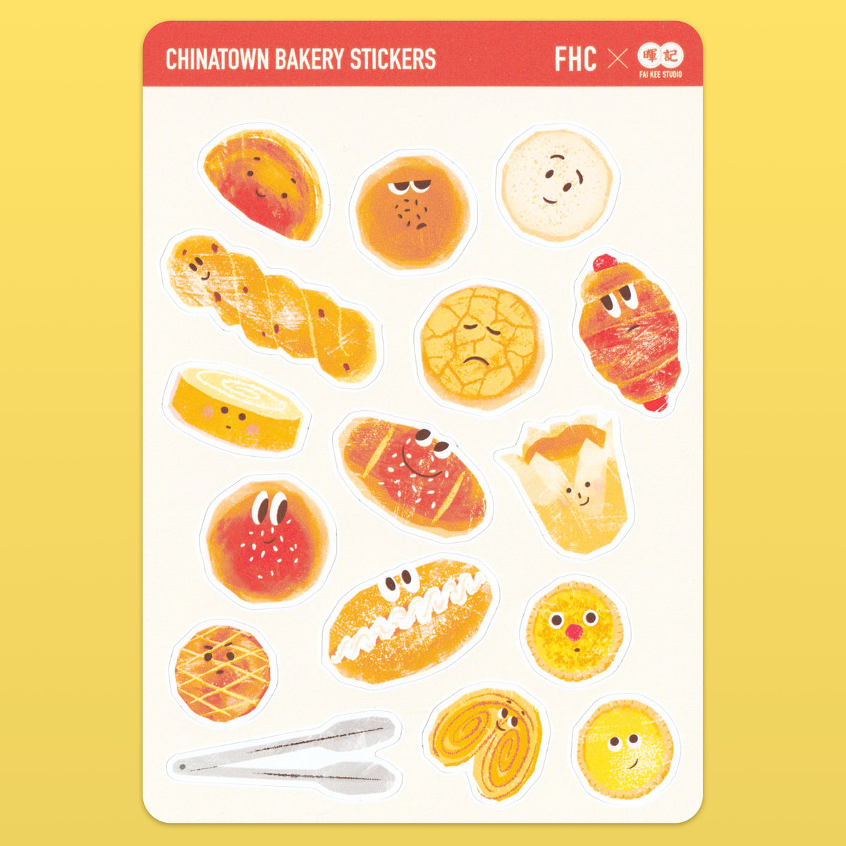 Chinatown Bakery Sticker Sheet