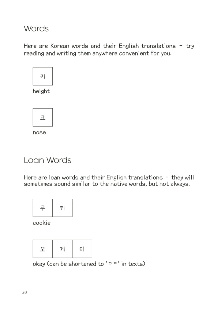 The Korean Alphabet