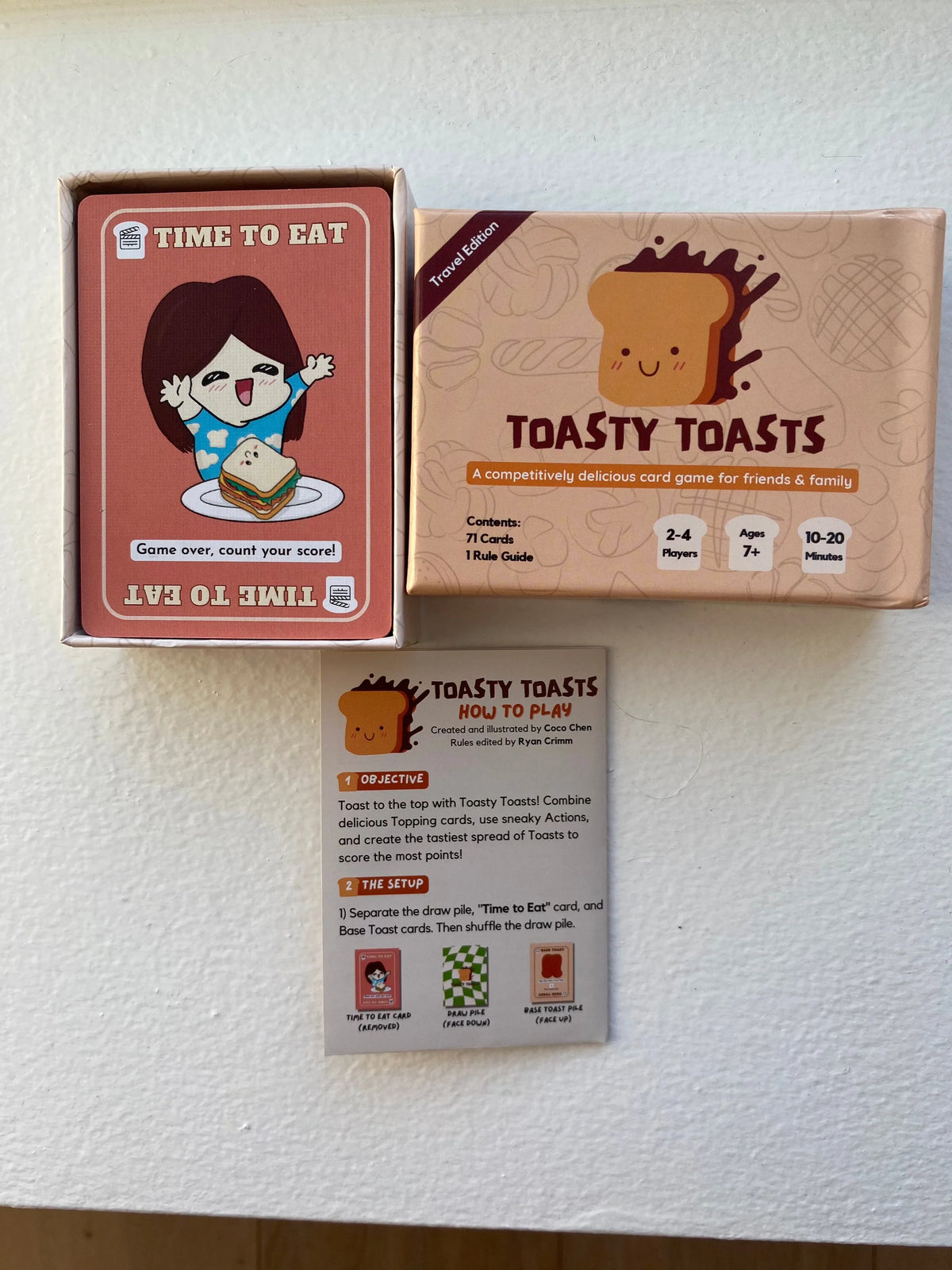 Toasty Toasts Card Game (Travel Edition)
