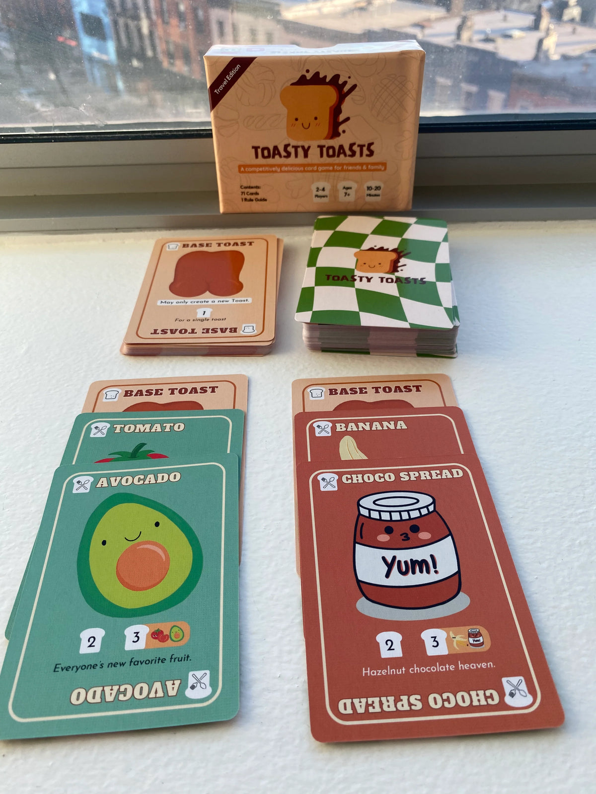 Toasty Toasts Card Game (Travel Edition)