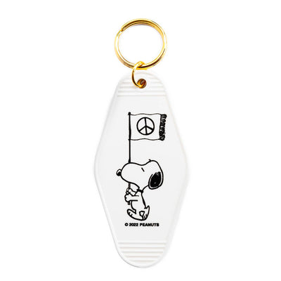 Snoopy Peace Movement Key Tag