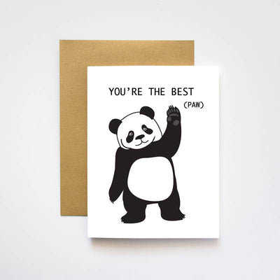 Panda Dad Father's Day Greeting Card