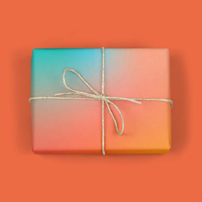 Sunset Ombre Gift Wrap Roll