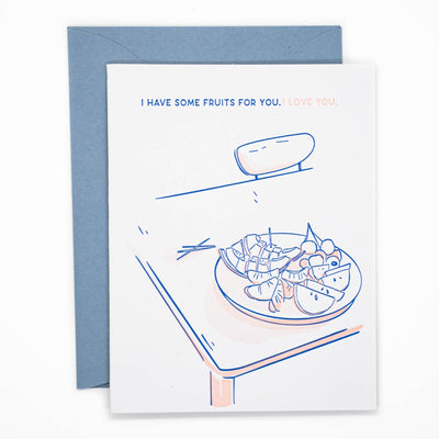 Cut Fruit - I Love You Card