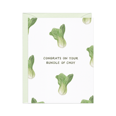 Bundle of Choy New Baby Card