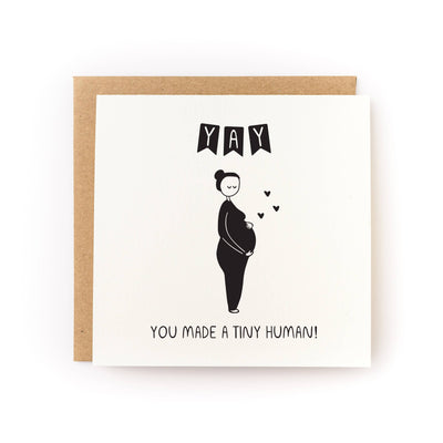 You Made a Tiny Human New Baby Card