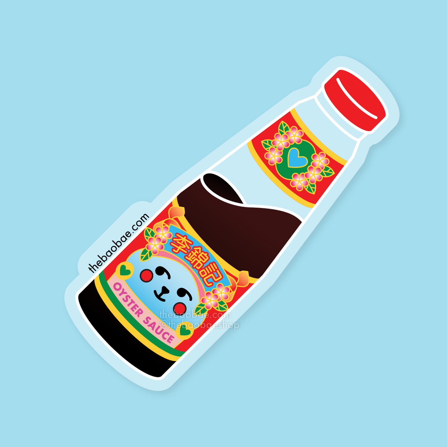 Oyster Sauce Clear Sticker