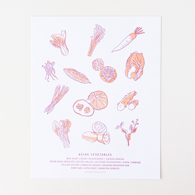 Asian Vegetables Print