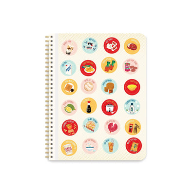 Retro Coil Bound Notebook