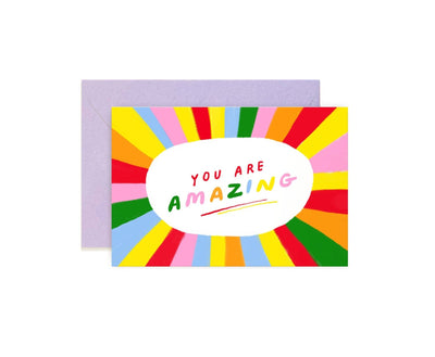 You are Amazing Rainbow - Mini Enclosure Note Card